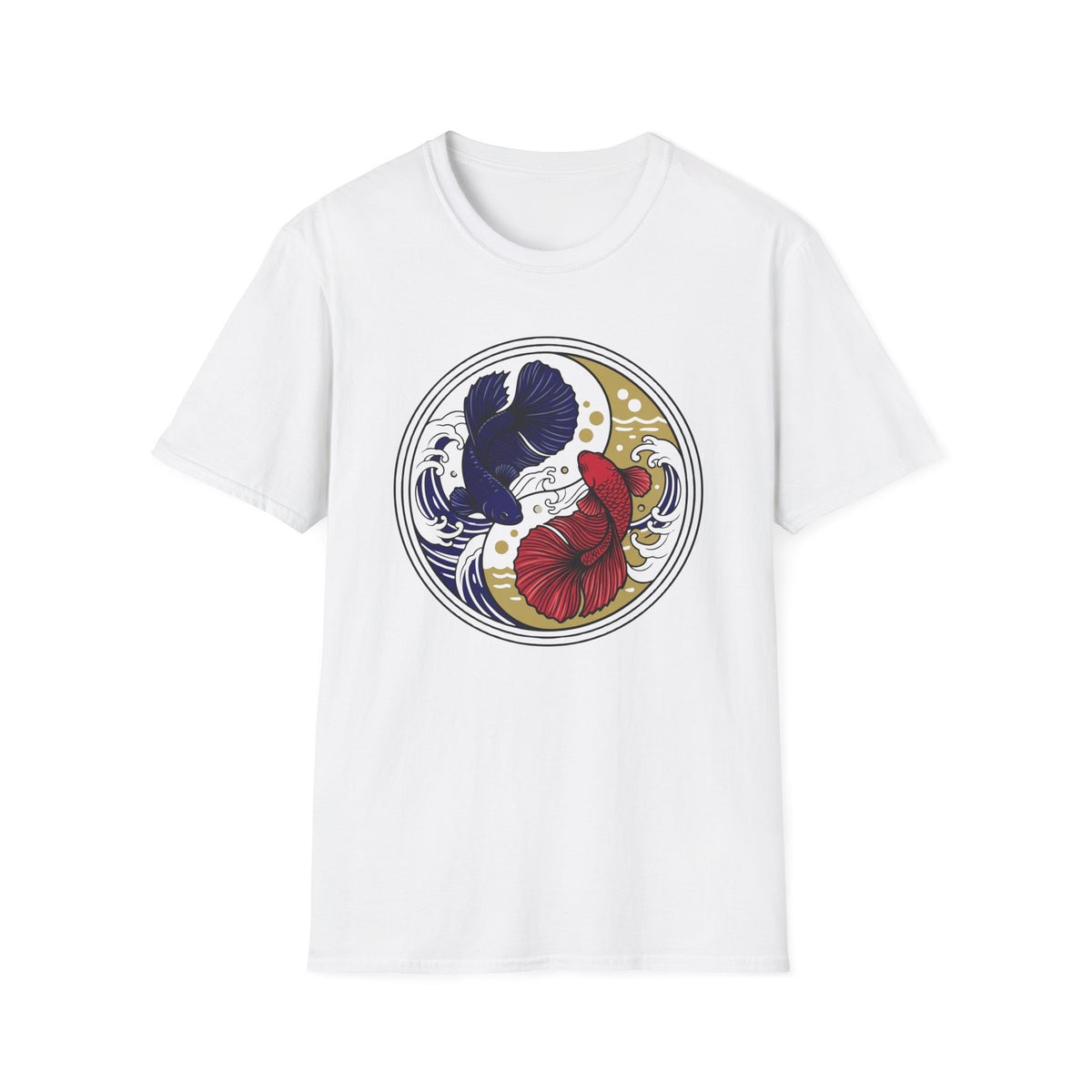 Ying Yang Bettas Red & Blue 4