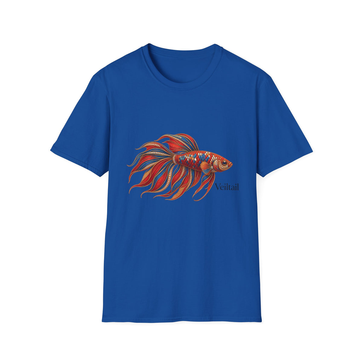 Colorful Betta Fish Veiltail T-Shirt | Tropical Aquarium Fish Tee