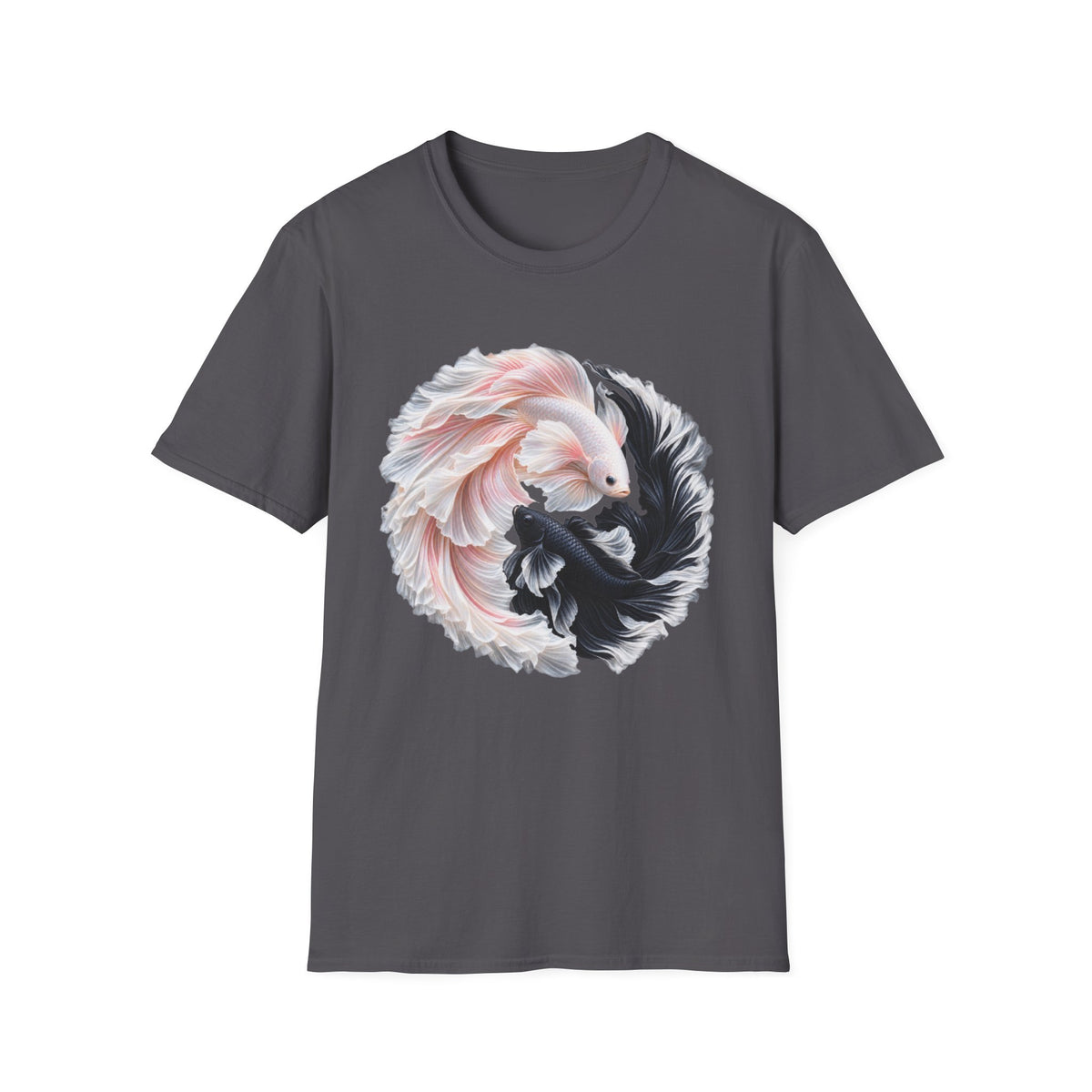 Ying Yang Black & White Betta